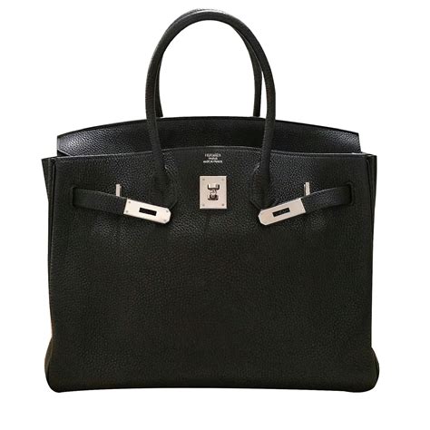 hermes black handbag